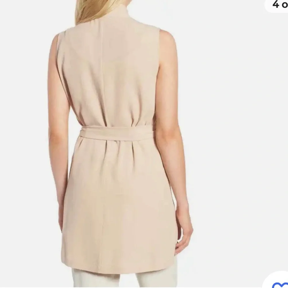 Eileen Fisher Belted Silk Vest